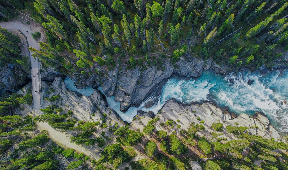 Mountains river